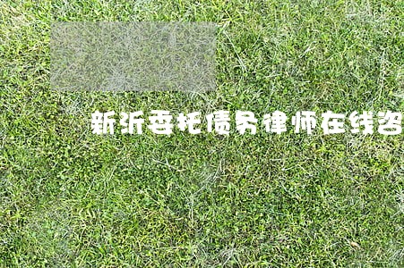 新沂委托债务律师在线咨询 新沂委托债务律师在线咨询