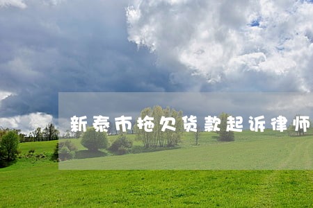 新泰市拖欠货款起诉律师 新泰市拖欠货款起诉律师