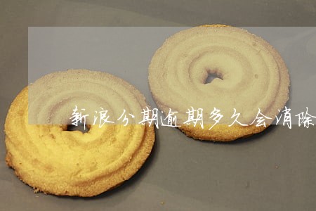 新浪分期逾期多久会消除 新浪分期逾期多久会消除