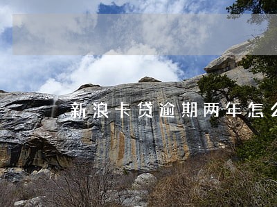 新浪卡贷逾期两年怎么办 新浪卡贷逾期两年怎么办