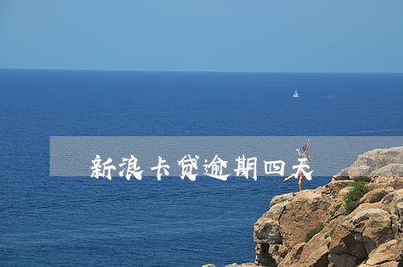 新浪卡贷逾期四天 新浪卡贷逾期四天