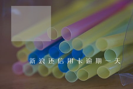 新浪还信用卡逾期一天 新浪还信用卡逾期一天