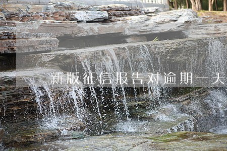 新版征信报告对逾期一天的处理 新版征信报告对逾期一天的处理