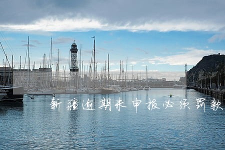 新疆逾期未申报必须罚款么