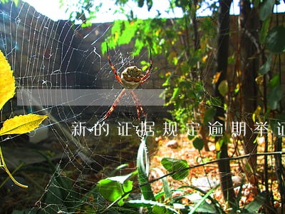 新的证据规定逾期举证的法律后果 新的证据规定逾期举证的法律后果