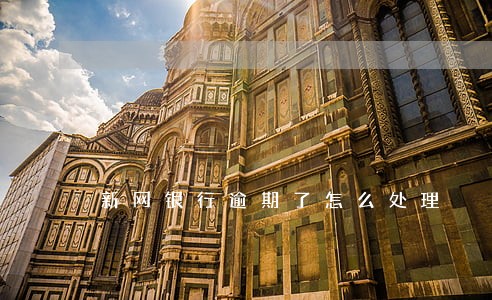 新网银行逾期了怎么处理 新网银行逾期了怎么处理