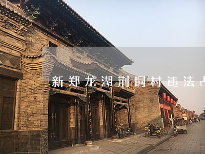 新郑龙湖荆垌村违法占地 新郑龙湖荆垌村违法占地