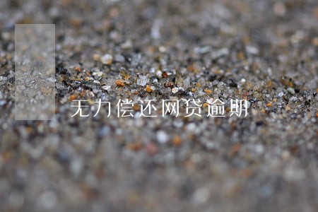 无力偿还网贷逾期 无力偿还网贷逾期