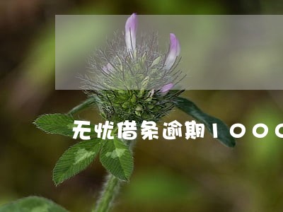 无忧借条逾期1000会上门吗 无忧借条逾期1000会上门吗