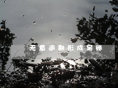 无意逾期形成呆账 无意逾期形成呆账