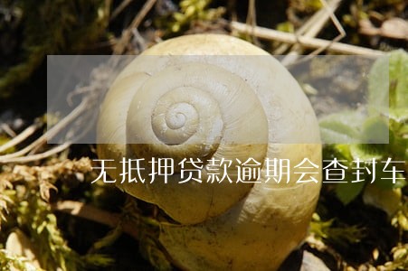 无抵押贷款逾期会查封车吗 无抵押贷款逾期会查封车吗
