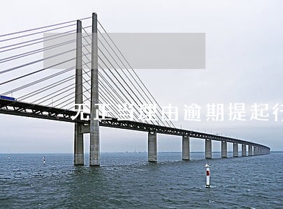 无正当理由逾期提起行政诉讼 无正当理由逾期提起行政诉讼