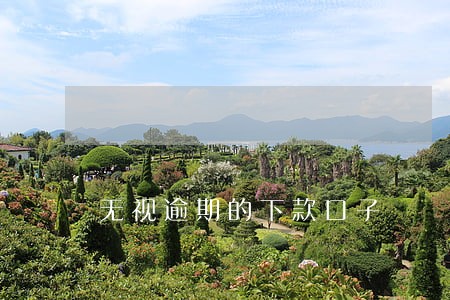 无视逾期的下款口子 无视逾期的下款口子