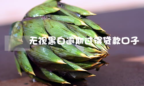 无视黑白逾期过得贷款口子 无视黑白逾期过得贷款口子