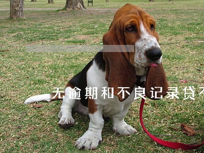 无逾期和不良记录贷不了款 无逾期和不良记录贷不了款