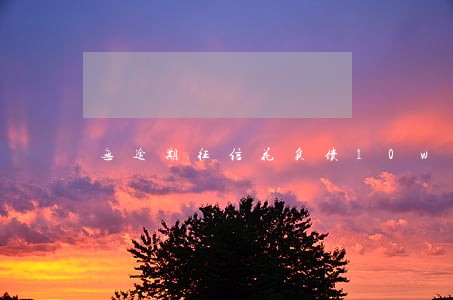 无逾期征信花负债10w 无逾期征信花负债10w
