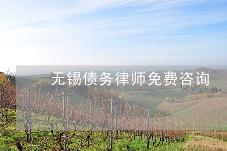无锡债务律师免费咨询 无锡债务律师免费咨询