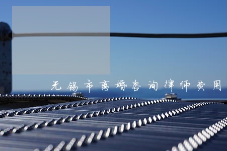 无锡市离婚咨询律师费用 无锡市离婚咨询律师费用