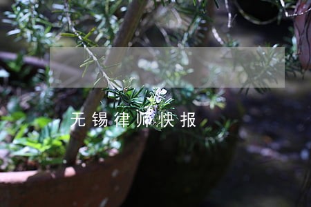 无锡律师快报