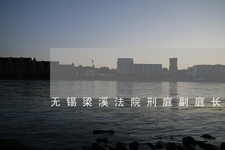 无锡梁溪法院刑庭副庭长
