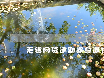 无锡网贷逾期退息退保二次分期 无锡网贷逾期退息退保二次分期