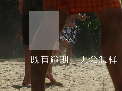 既有逾期一天会怎样 既有逾期一天会怎样