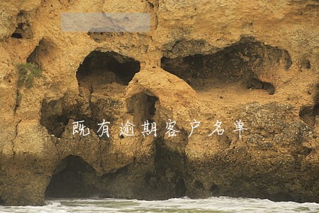 既有逾期客户名单 既有逾期客户名单