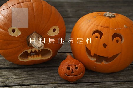 日租房违法定性 日租房违法定性