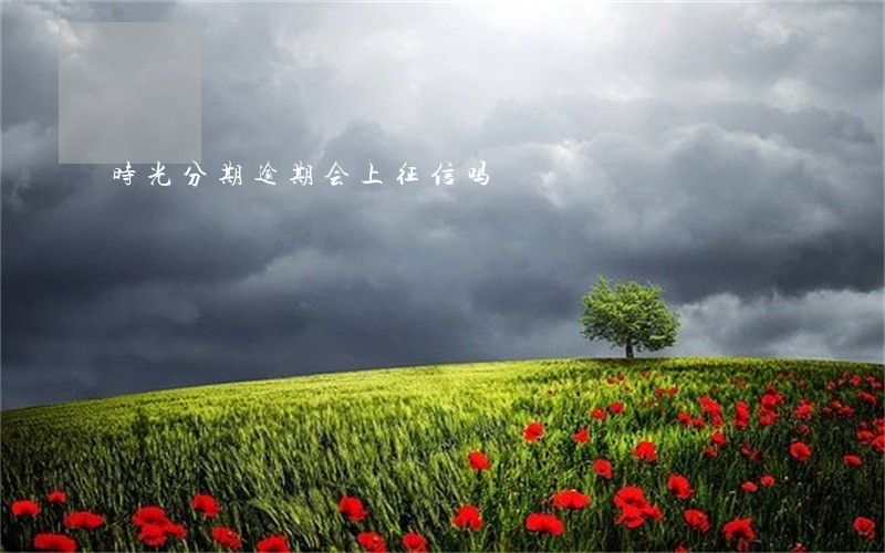 时光分期逾期会上征信吗 时光分期逾期会上征信吗