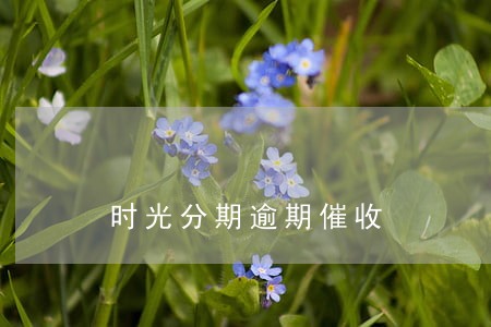 时光分期逾期催收 时光分期逾期催收