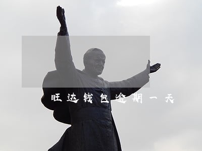 旺达钱包逾期一天 旺达钱包逾期一天