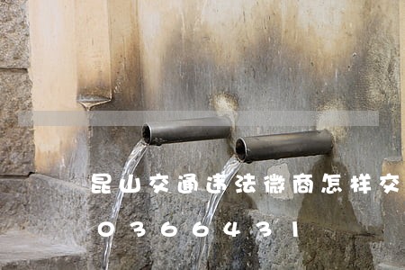 昆山交通违法微商怎样交钱/2023020366431