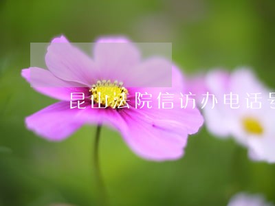 昆山法院信访办电话号码 昆山法院信访办电话号码
