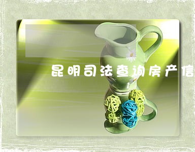 昆明司法查询房产信息去哪里 昆明司法查询房产信息去哪里