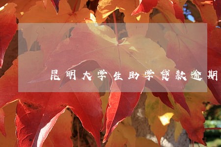 昆明大学生助学贷款逾期怎么补救 昆明大学生助学贷款逾期怎么补救