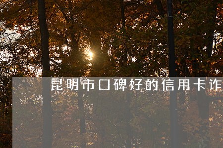 昆明市口碑好的信用卡诈骗案律师 昆明市口碑好的信用卡诈骗案律师