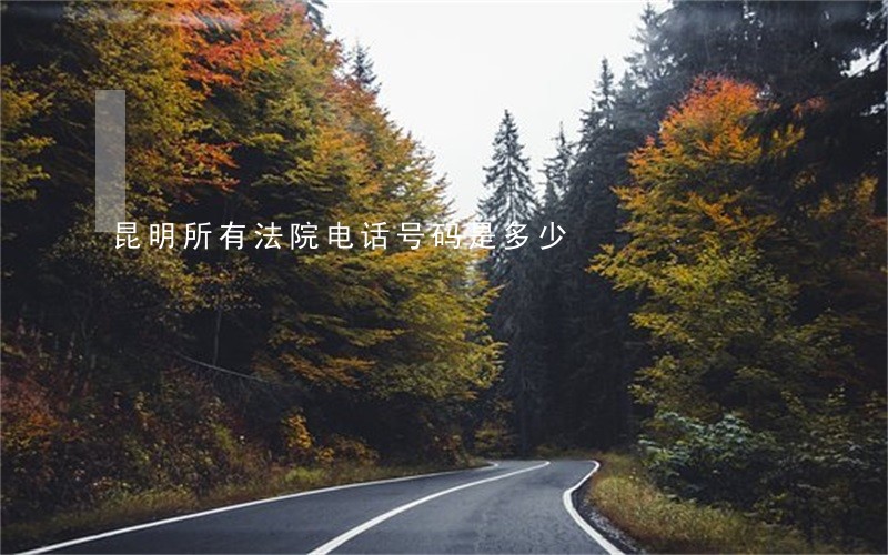 昆明所有法院电话号码是多少 昆明所有法院电话号码是多少