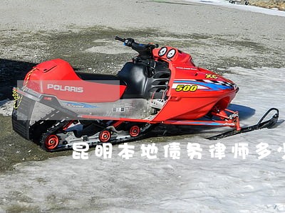 昆明本地债务律师多少钱