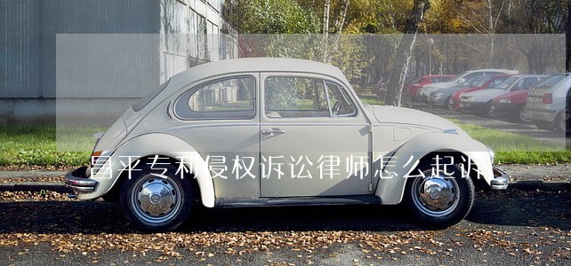 昌平专利侵权诉讼律师怎么起诉 昌平专利侵权诉讼律师怎么起诉