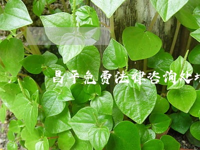 昌平免费法律咨询处地址 昌平免费法律咨询处地址