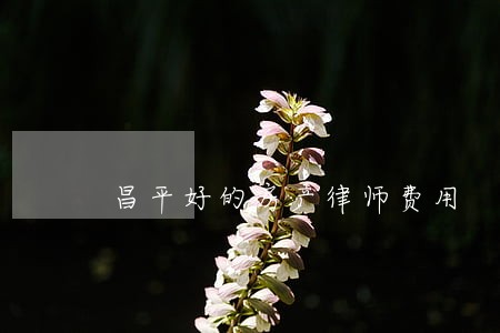 昌平好的房产律师费用 昌平好的房产律师费用