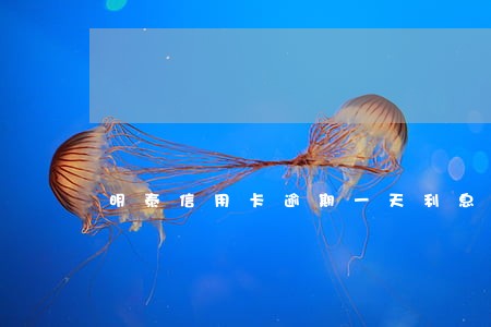 明泰信用卡逾期一天利息多少 明泰信用卡逾期一天利息多少