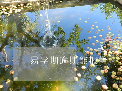 易学期逾期能报警
