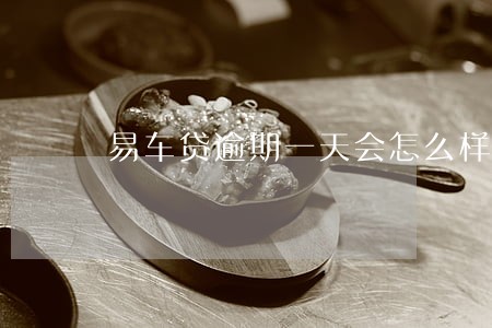 易车贷逾期一天会怎么样 易车贷逾期一天会怎么样