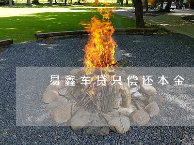 易鑫车贷只偿还本金