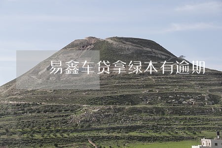易鑫车贷拿绿本有逾期