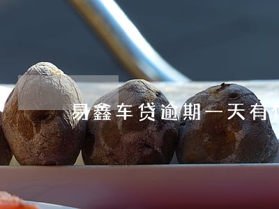 易鑫车贷逾期一天有什么后果 易鑫车贷逾期一天有什么后果