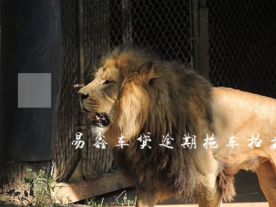 易鑫车贷逾期拖车拍卖