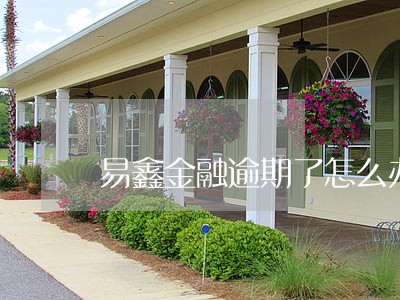 易鑫金融逾期了怎么办 易鑫金融逾期了怎么办
