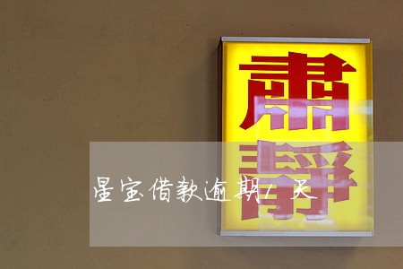 星宝借款逾期1天 星宝借款逾期1天